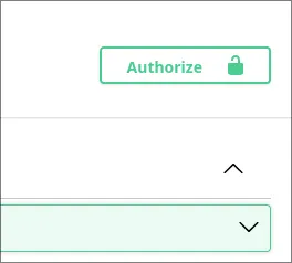 Swagger Authorize Button
